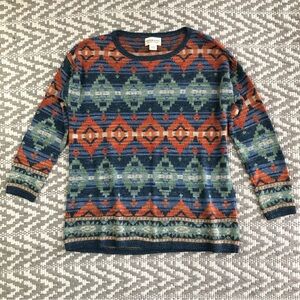 Denim & Supply Ralph Lauren pullover 100% cotton knit long sleeve sweater size L